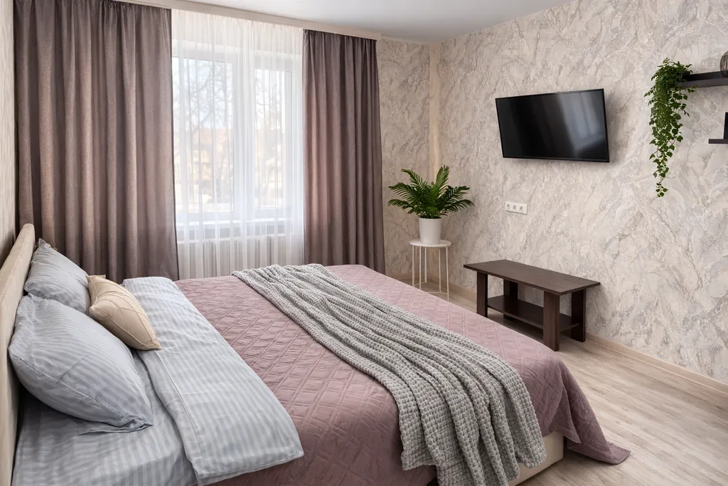 Светлая и теплая 1- к. квартира