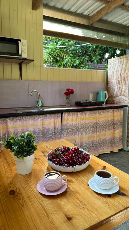 Два домика со своей кухней, для компании из 6 человек