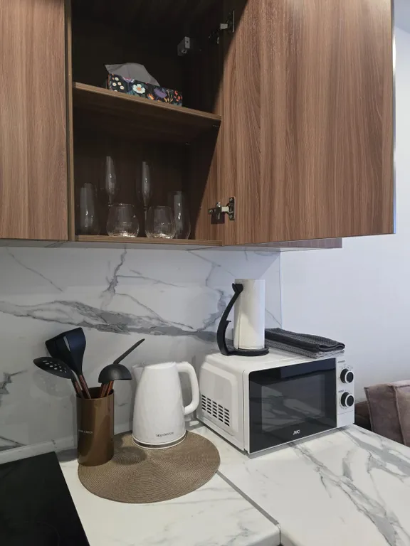 Уютная студия с видом на город