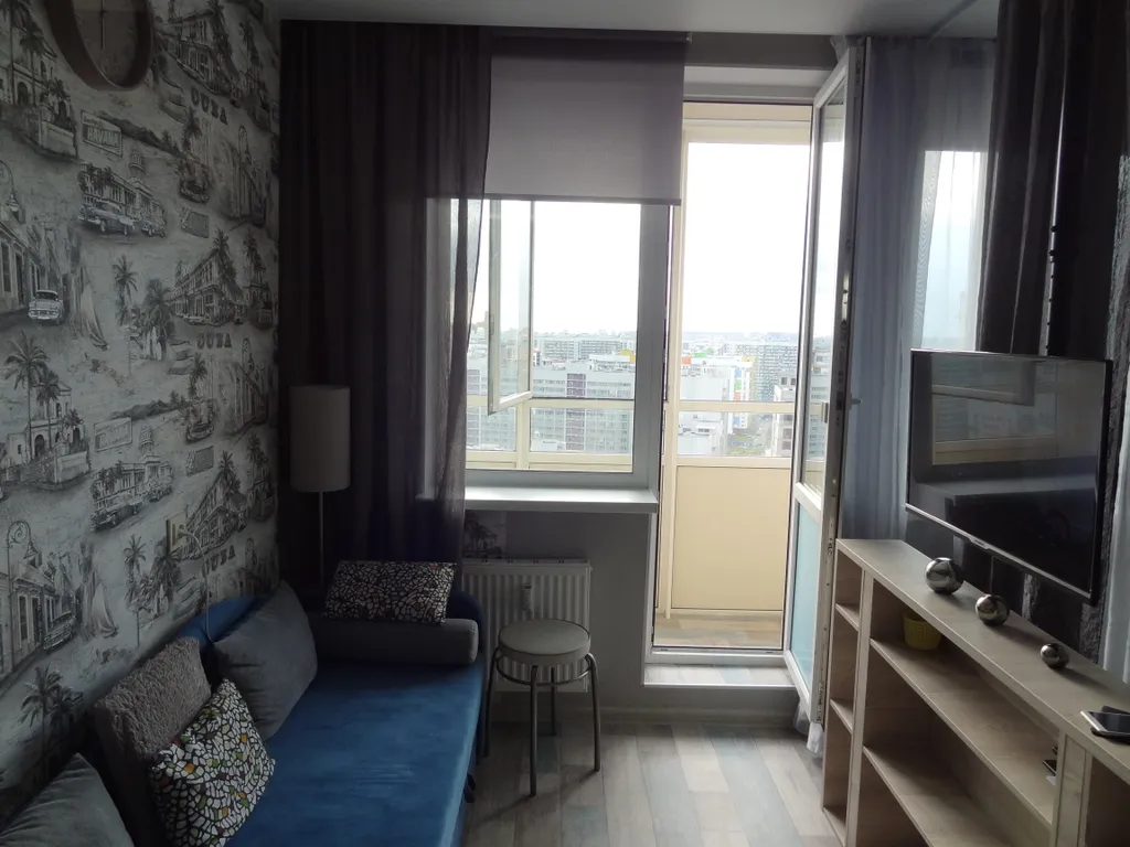 Уютная видовая квартира-студия рядом с метро Девяткино