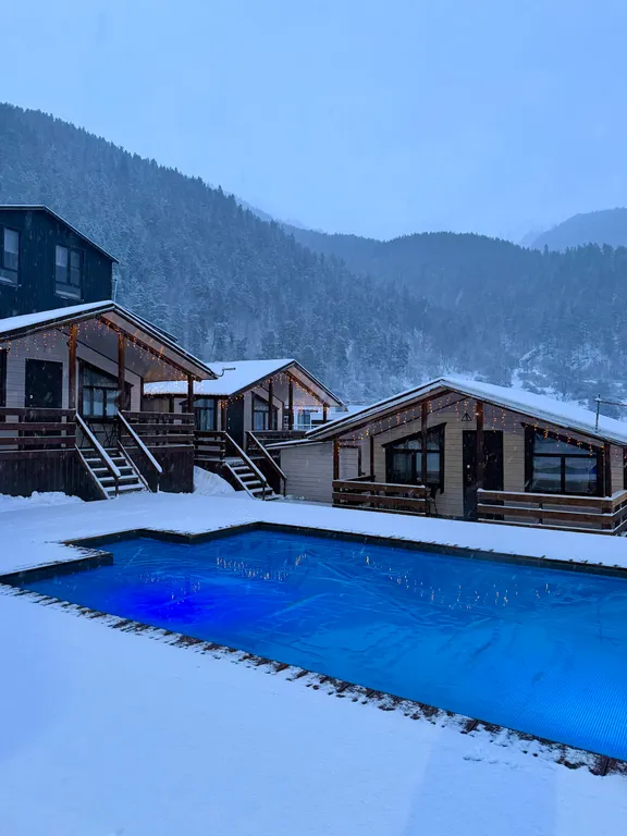 Коттедж Уютный эко-домик с видом на горы — Архыз