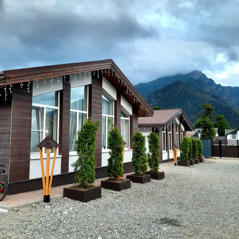 Коттедж Трёхкомнатные апартаменты с видом на горы — Архыз