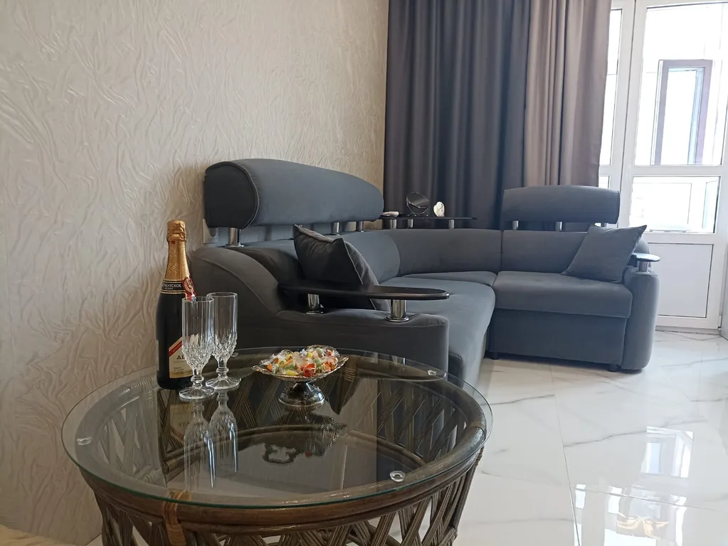 Квартира Отличная квартира-студия с видом на море на первой линии — Анапа