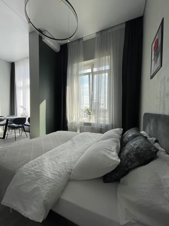 Квартира-пентхаус с высокими потолками