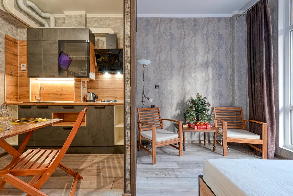 Квартира с отдельной спальней и видом на горы Я на Море