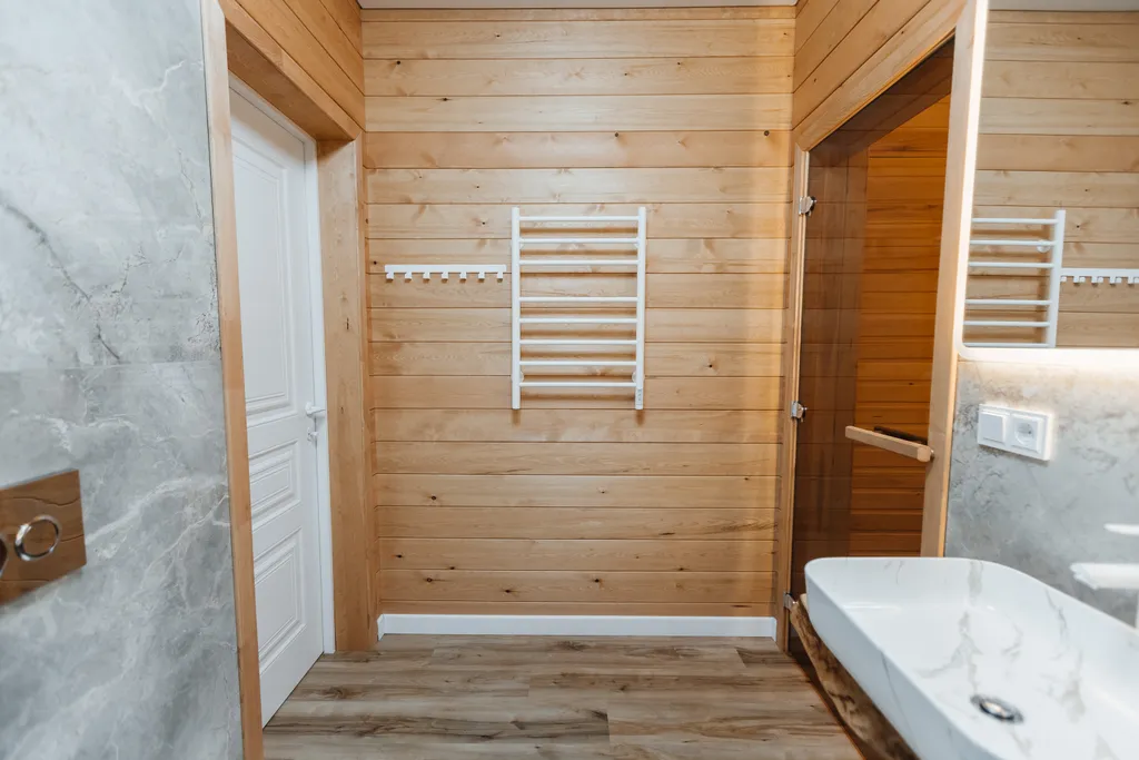 Дом с сауной и видом на горы