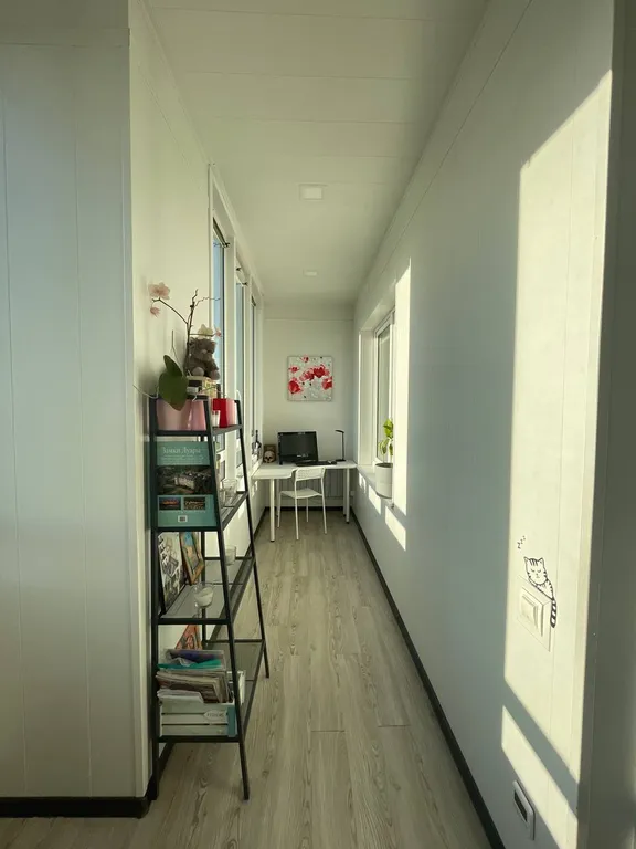 Однокомнатная квартира с большим балконом