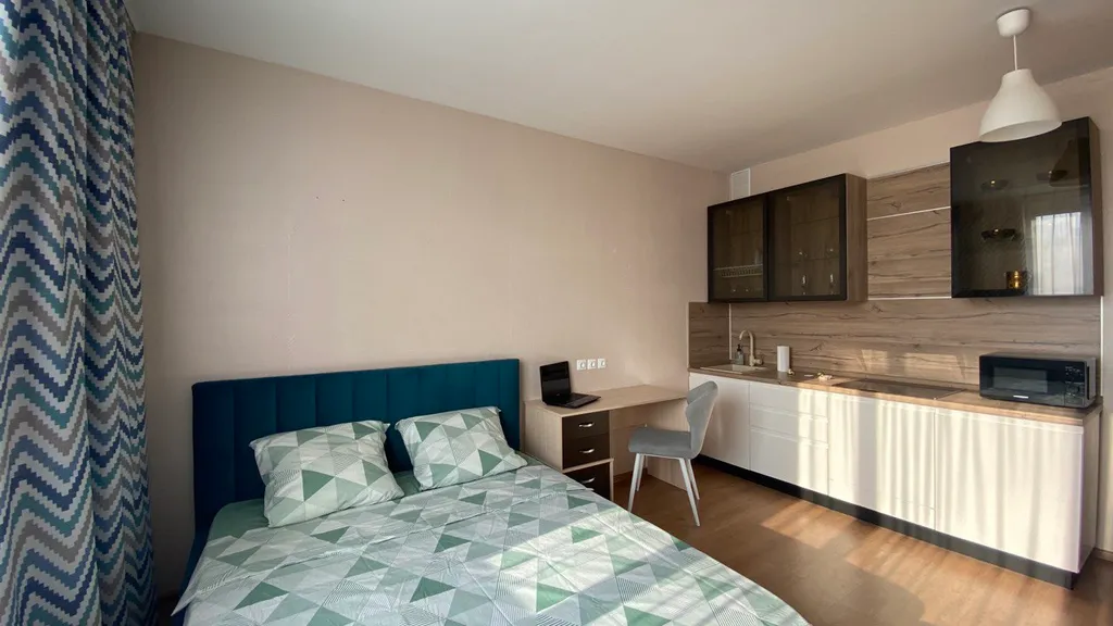 Стильная квартира-студия с шикарным видом