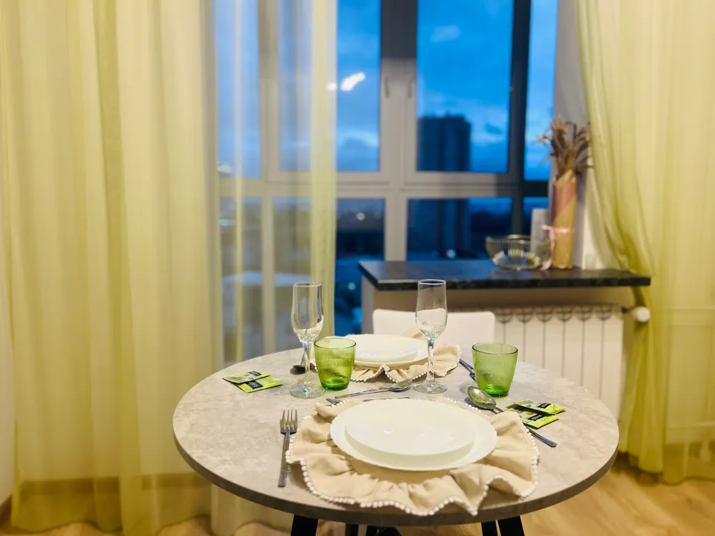 Панорамная квартира с видом на город