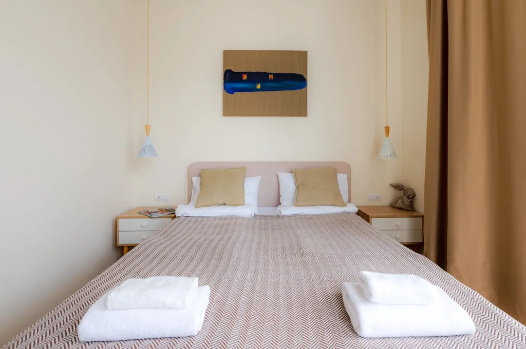 1-е апартаменты с видом на горы и бассейном