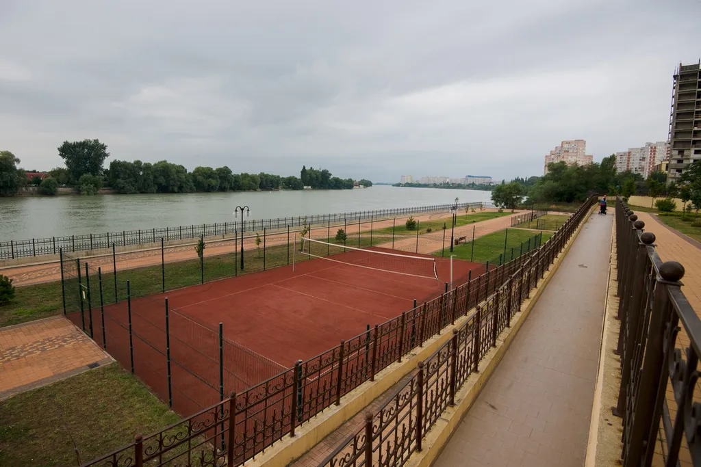 Квартира Квартира с очень красивым видом на реку, с детской кроваткой — Краснодар