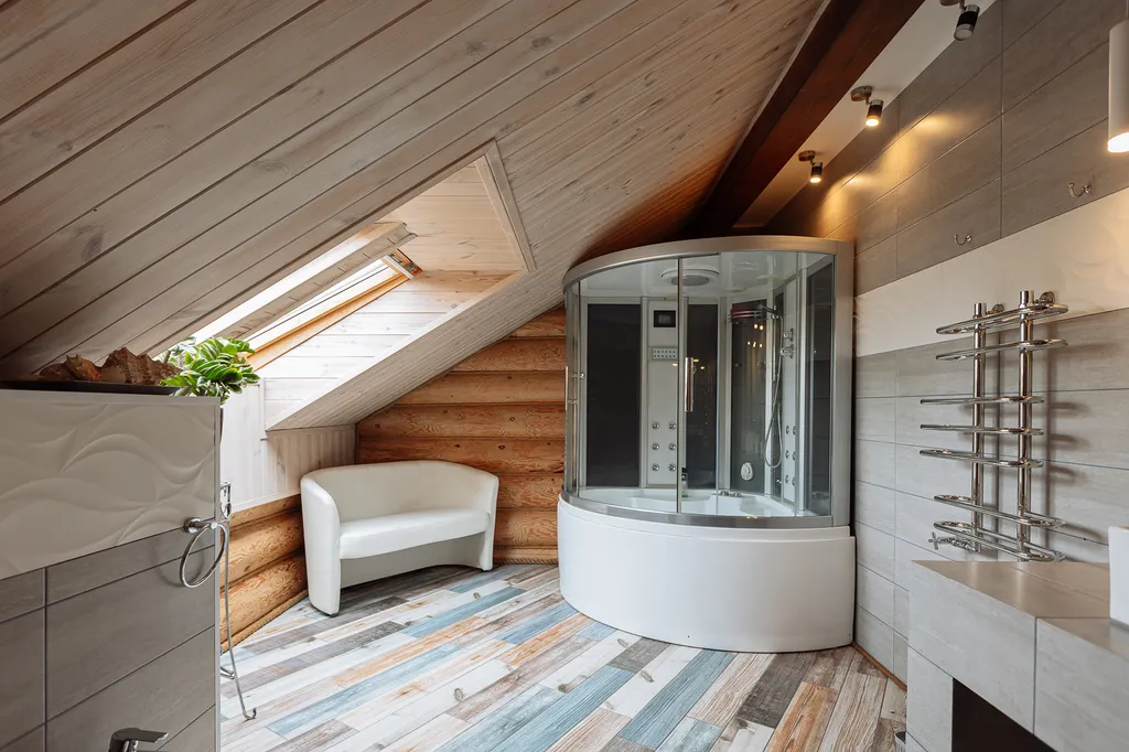 Шикарный дом из сруба с баней и бассейном