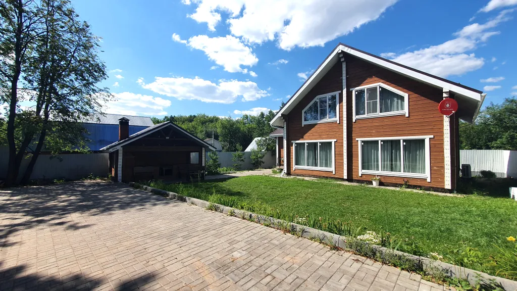 Дом в стиле шале, с сауной