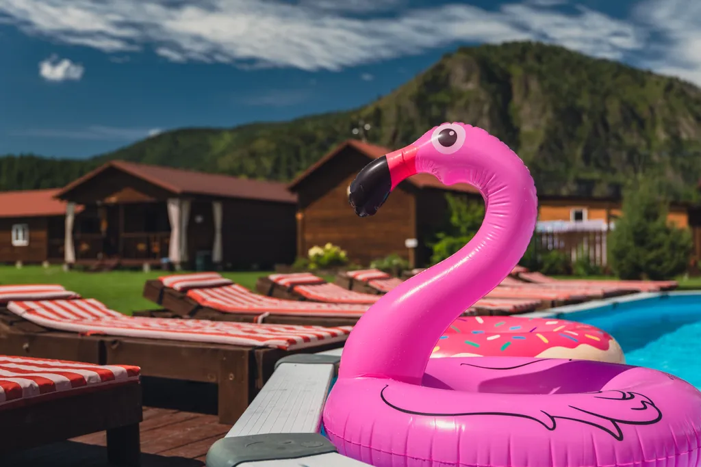 Двухкомнатный коттедж с видом на горы