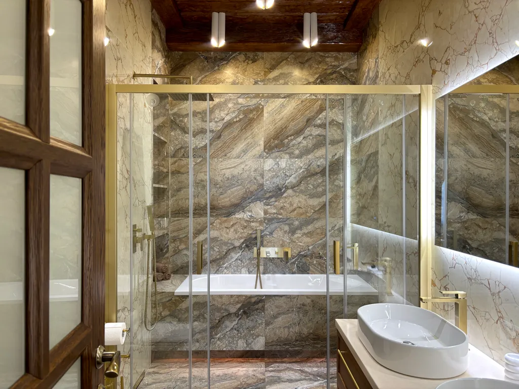 Шале Tech с подогреваемым бассейном и 4 спальнями