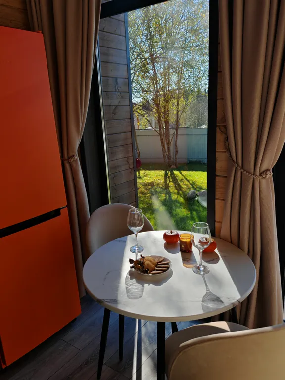 С дровяной сауной и видом на лес и закаты