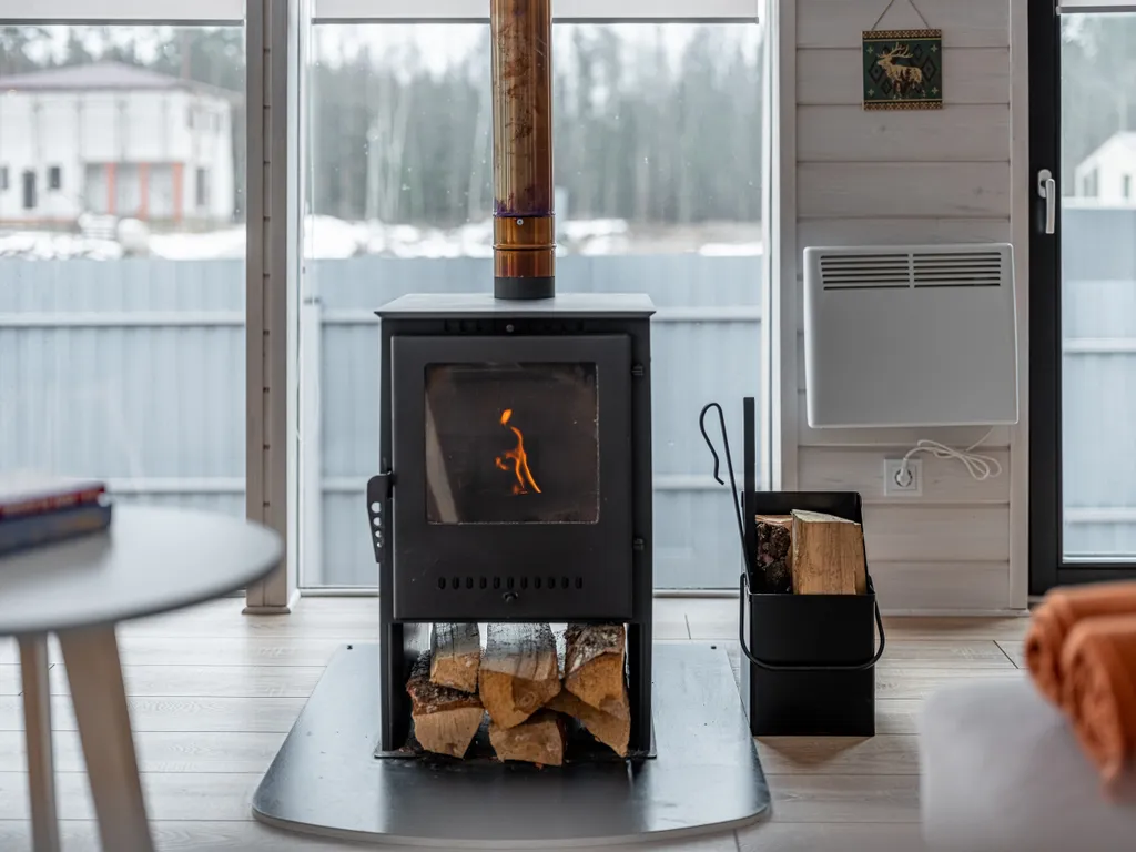 Семейный дом с камином