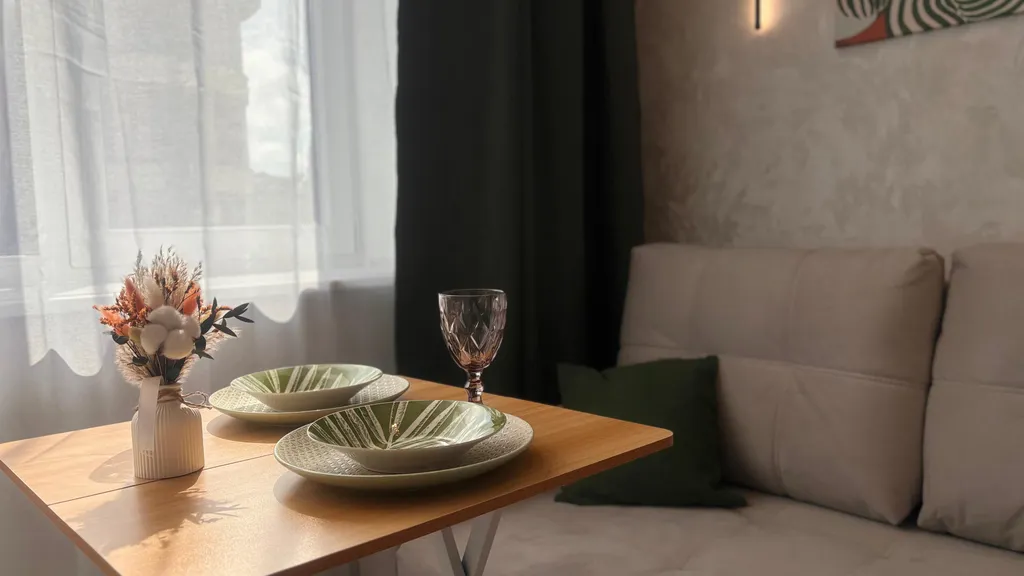 Апартаменты для двоих 3 минуты от моря