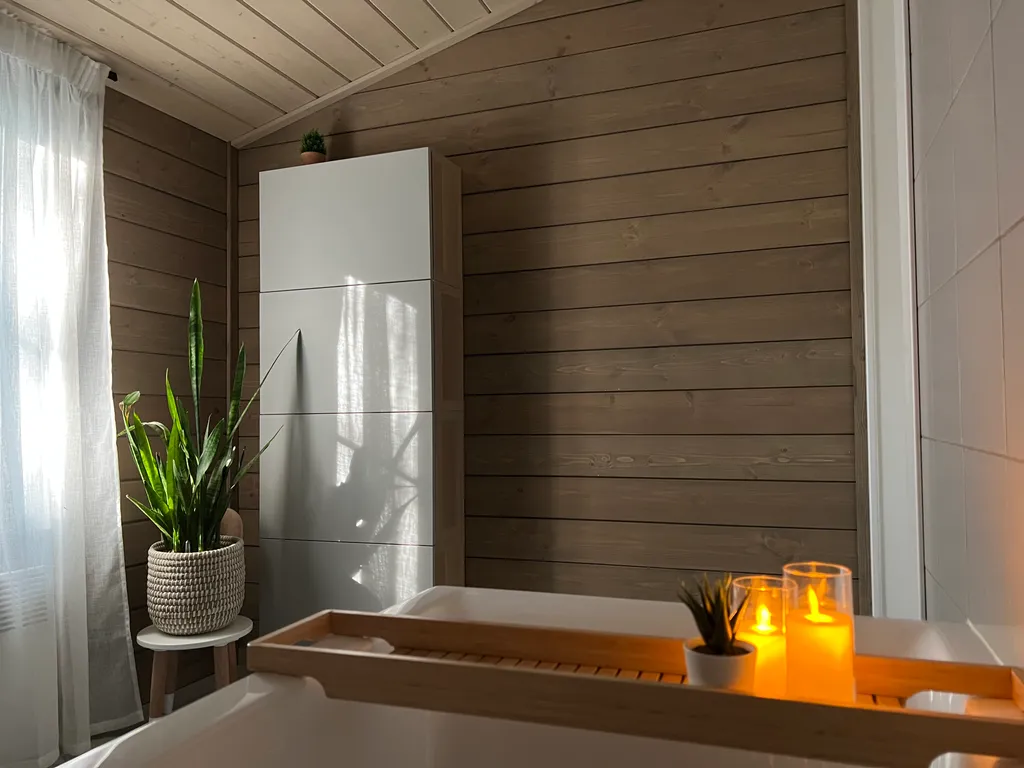 Скандинавский дом на лесном участке