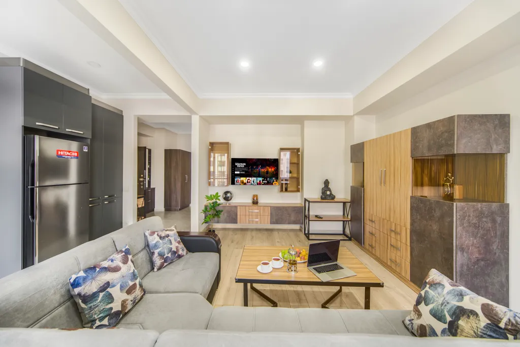 Квартира с 2 спальнями в новостройке в центре города