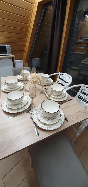 Уютный домик в стиле А-фрейм