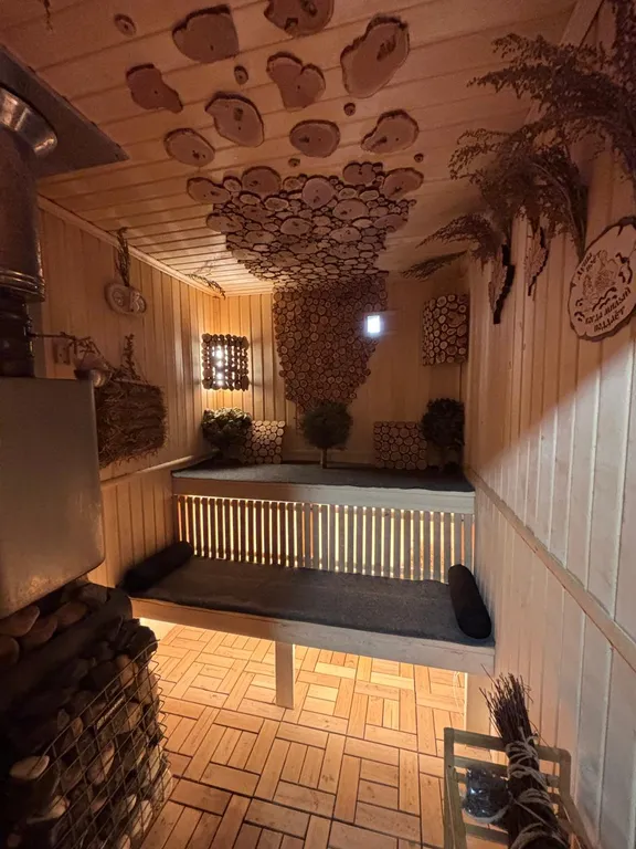 Уютный дом с баней