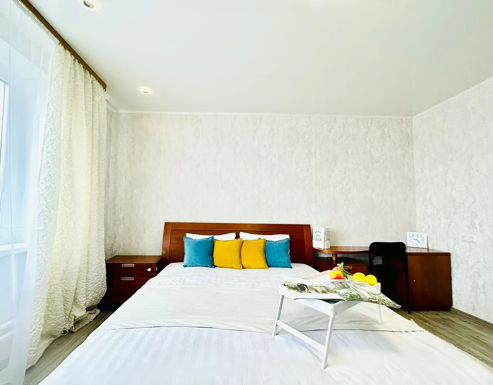 Уютная 2-комнатная квартира с балконом в центре города