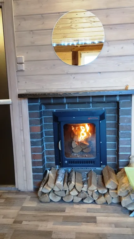 Стильный коттедж с баней и купелью