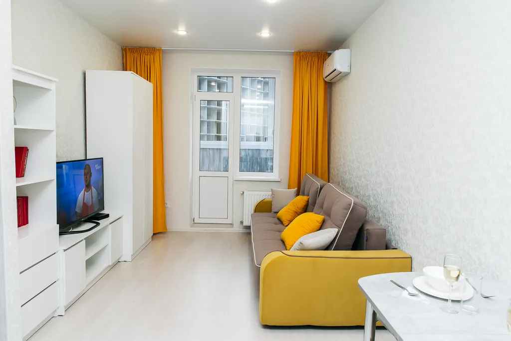 Квартира Квартира Уютная евродвушка рядом с парком и стадионом — Краснодар