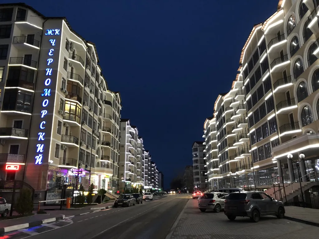 Квартира Квартира Дизайнерская прелестная евродвушка на берегу моря — Геленджик