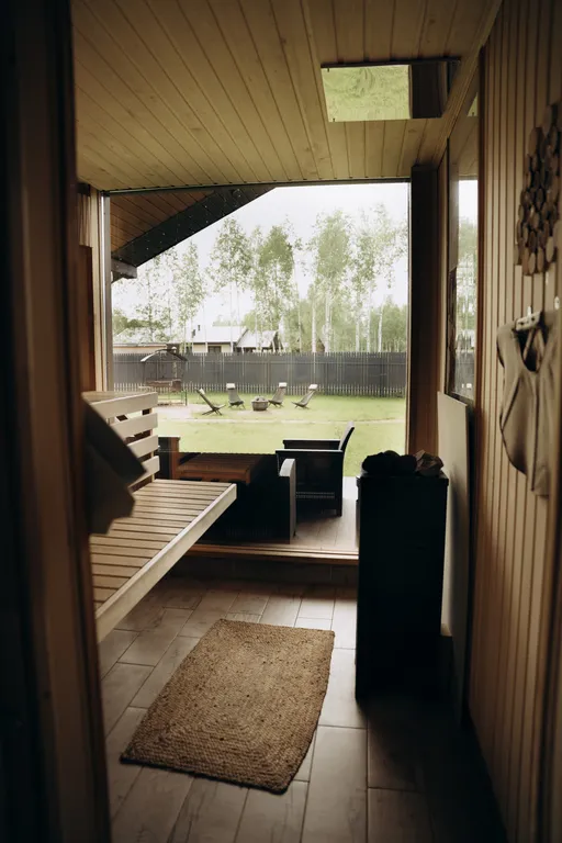 Дом шале с сауной