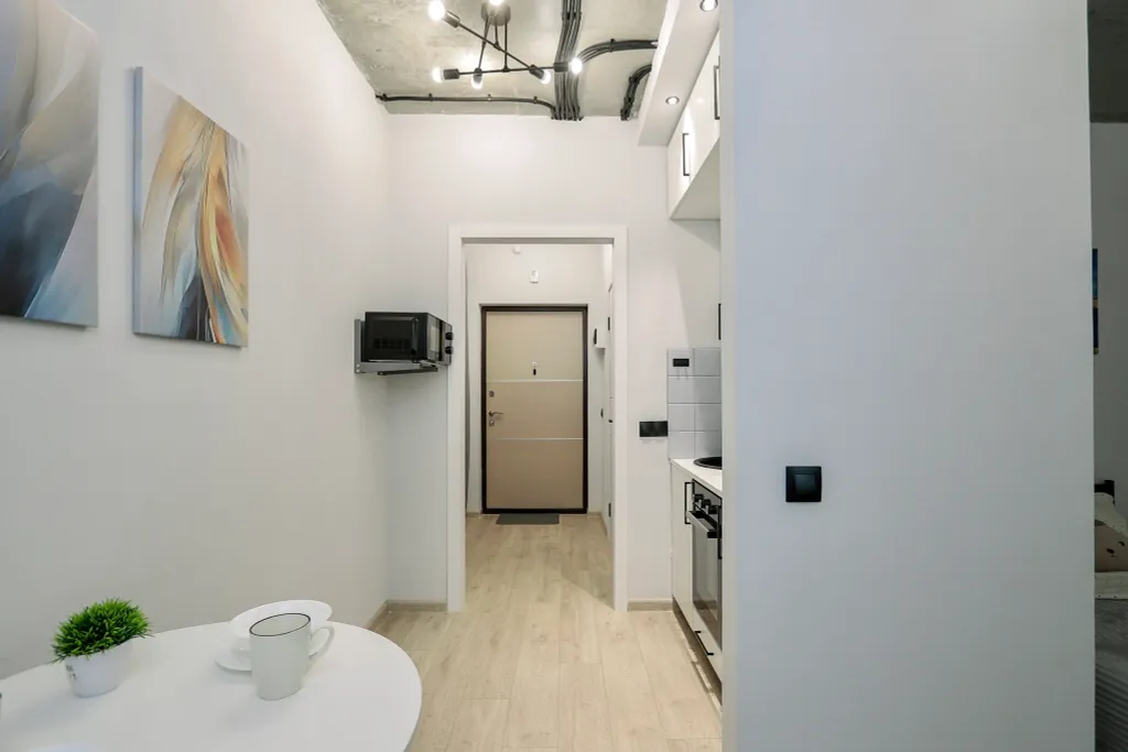 Милeйшaя студия с балконoм в центре гоpодa