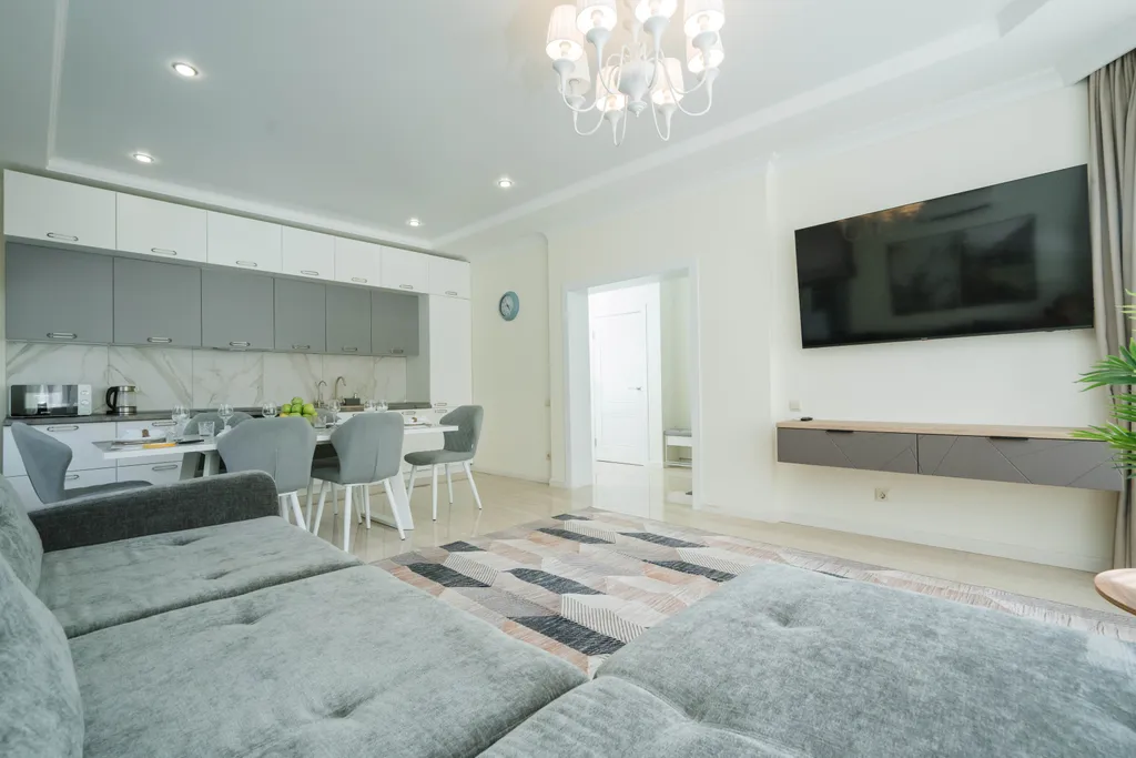 Вилла с бассейном и панорамной баней