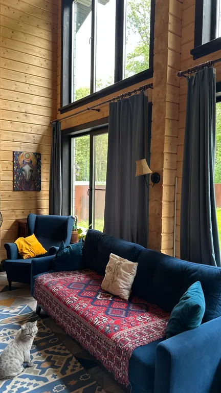 Просторный коттедж в окружении леса – идеальное место для отдыха