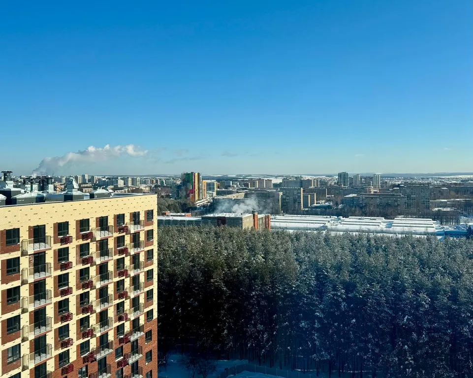 Квартира студия с великолепным видом на город