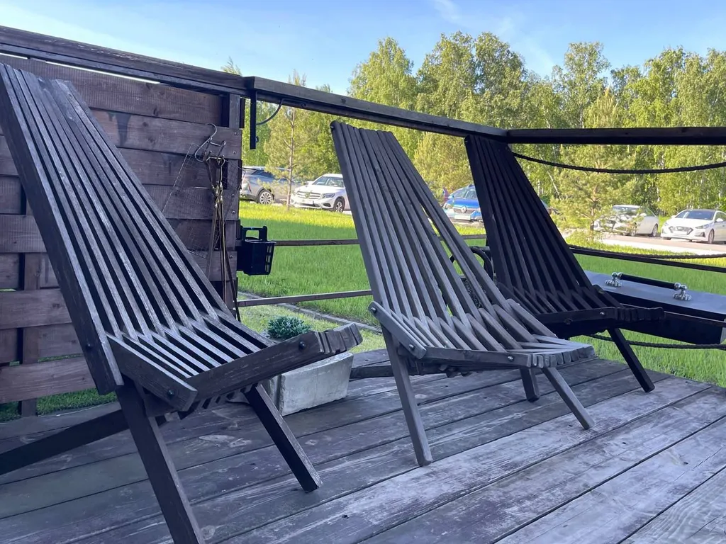 Уютный апартамент с большой террасой и видом на лес