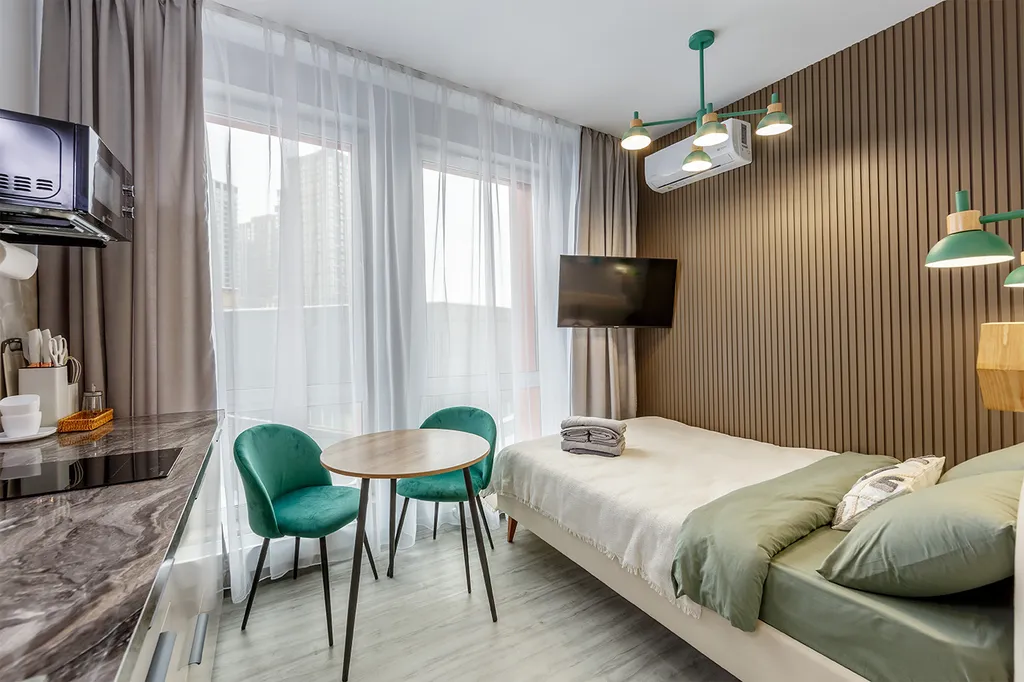 Квартира Квартира Уютная дизайнерская студия — Москва