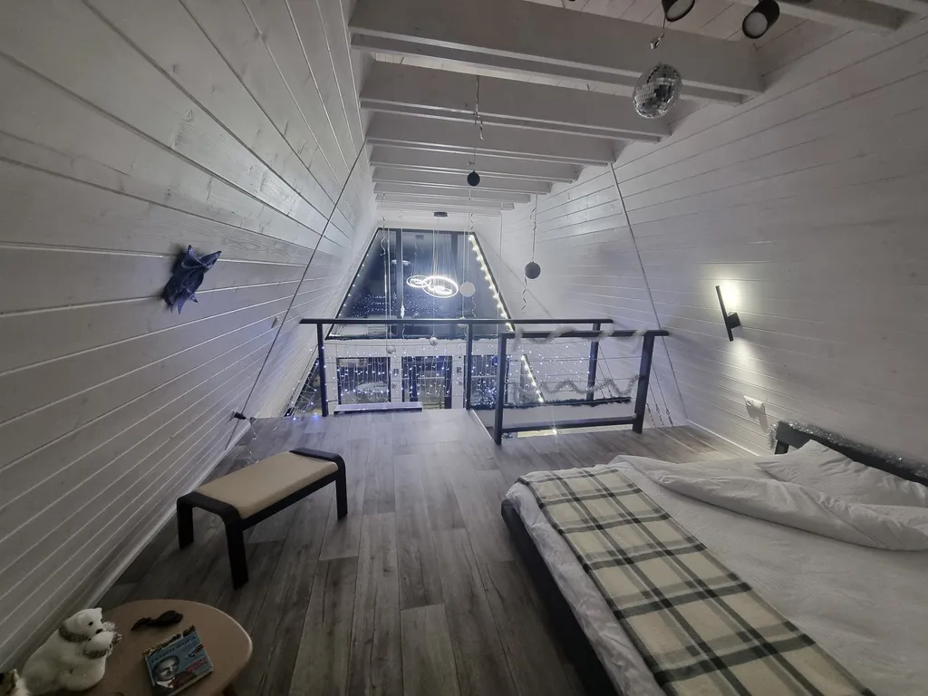 Коттедж Коттедж А-фрейм на берегу Можайского водохранилища — Можайск