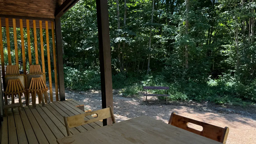 Уютный новый домик в лесу