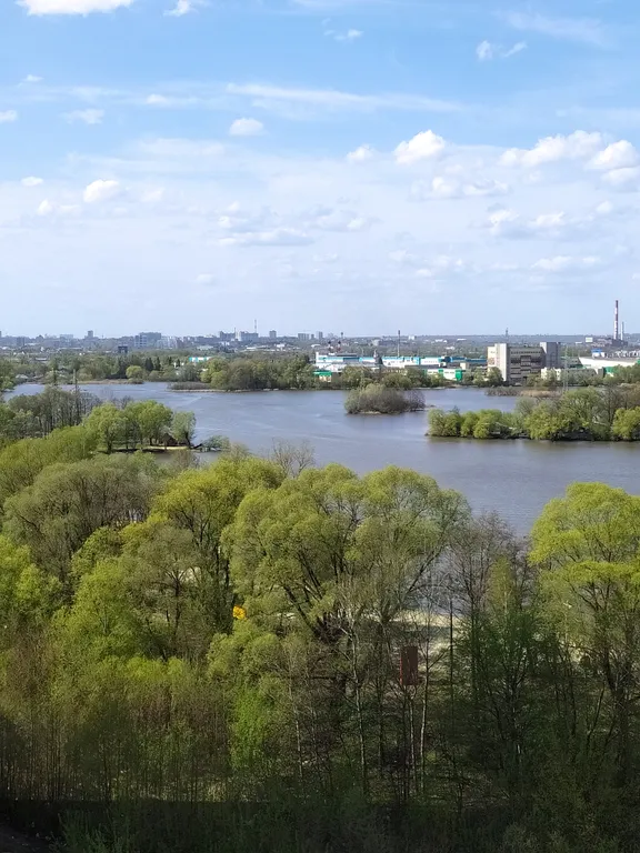 Уютная студия с видом на реку