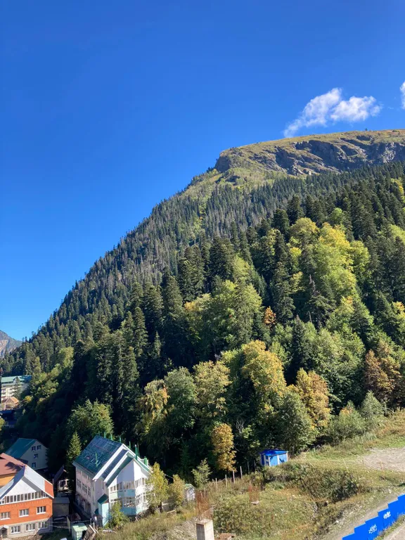 Уютная студия, в центре Домбая, в двух минутах от канатной дороги