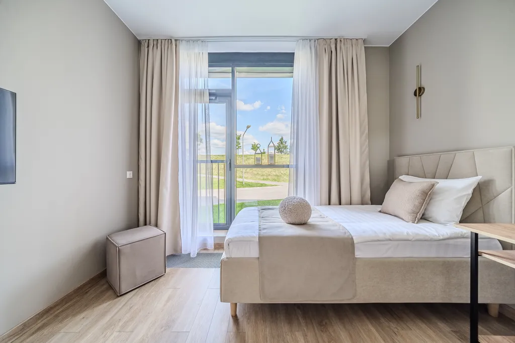 Охтаинн 6-1 с 2 спальнями с сауной и балконом