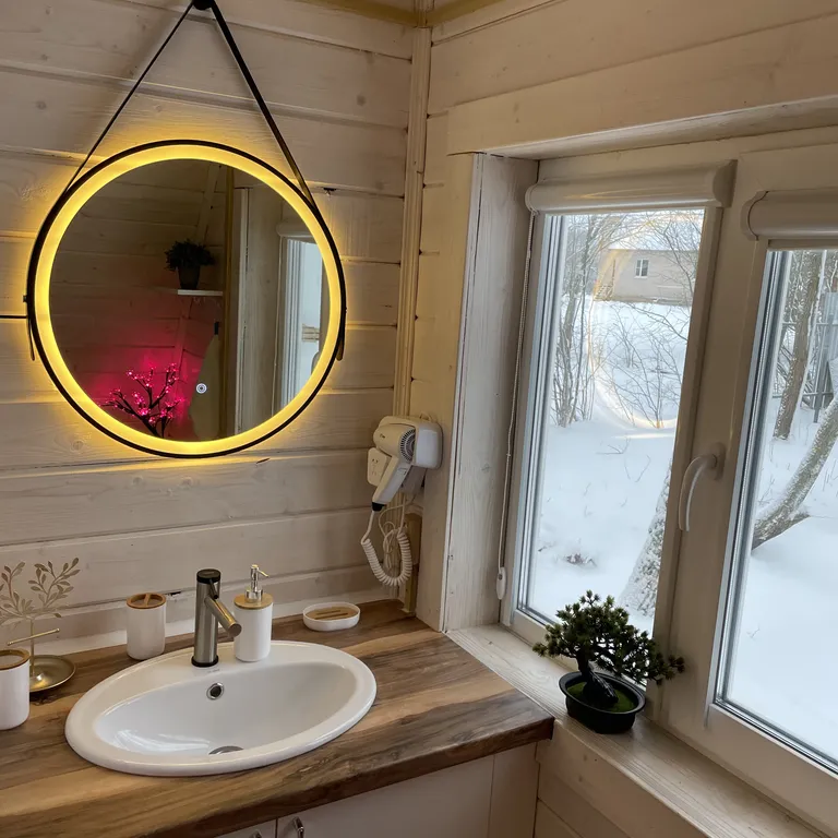 Уютный коттедж в стиле A-Frame