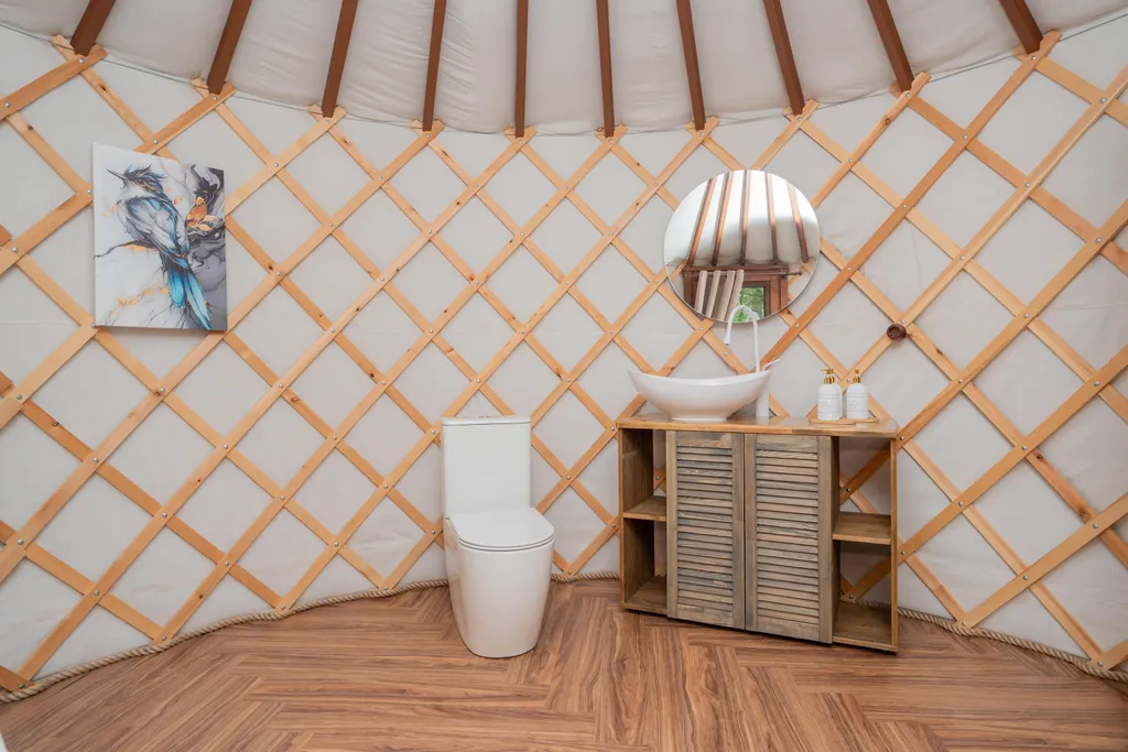 Глэмпинг в лесу