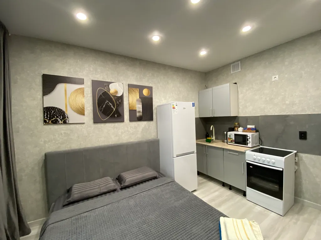 Уютная студия с балконом