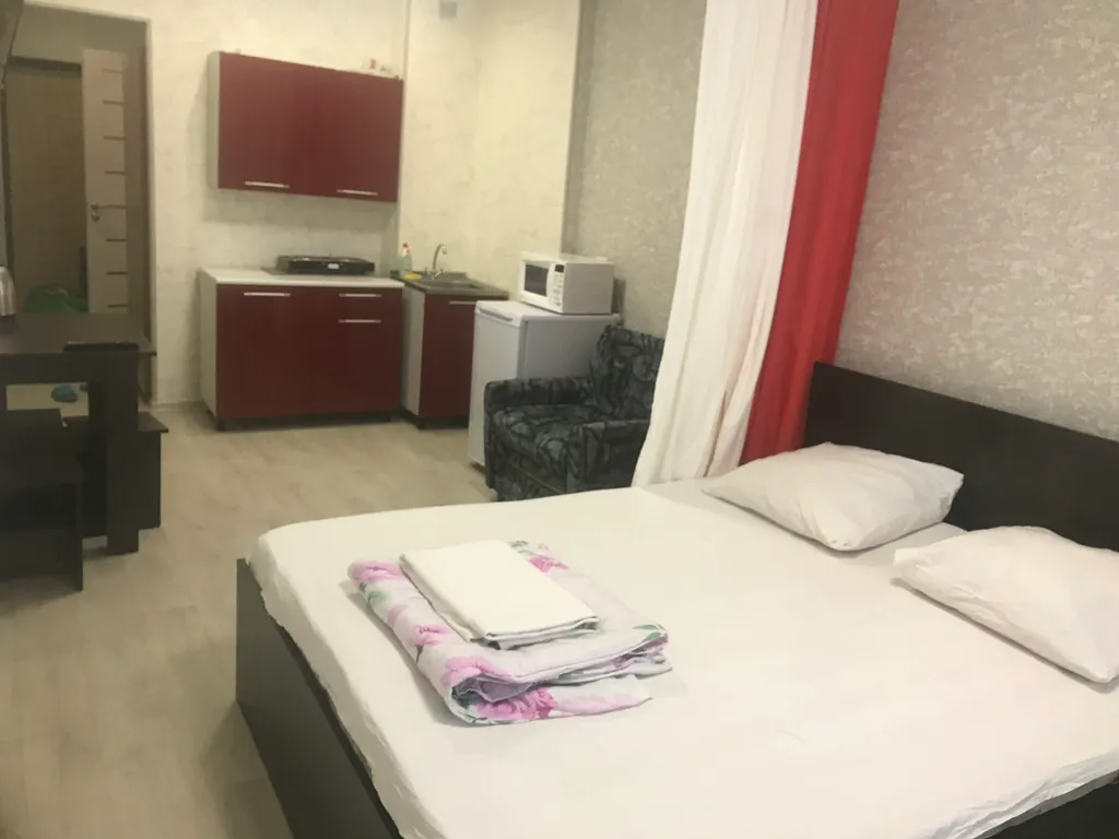 Уютная студия на высоком этаже