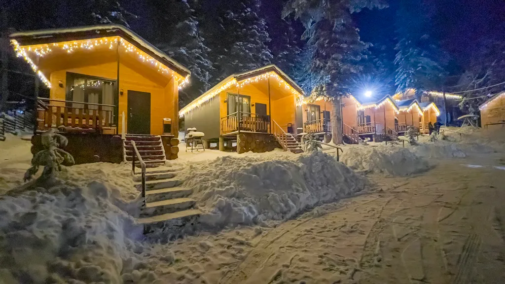 Коттедж Домик одноэтажный 4-местный — Архыз