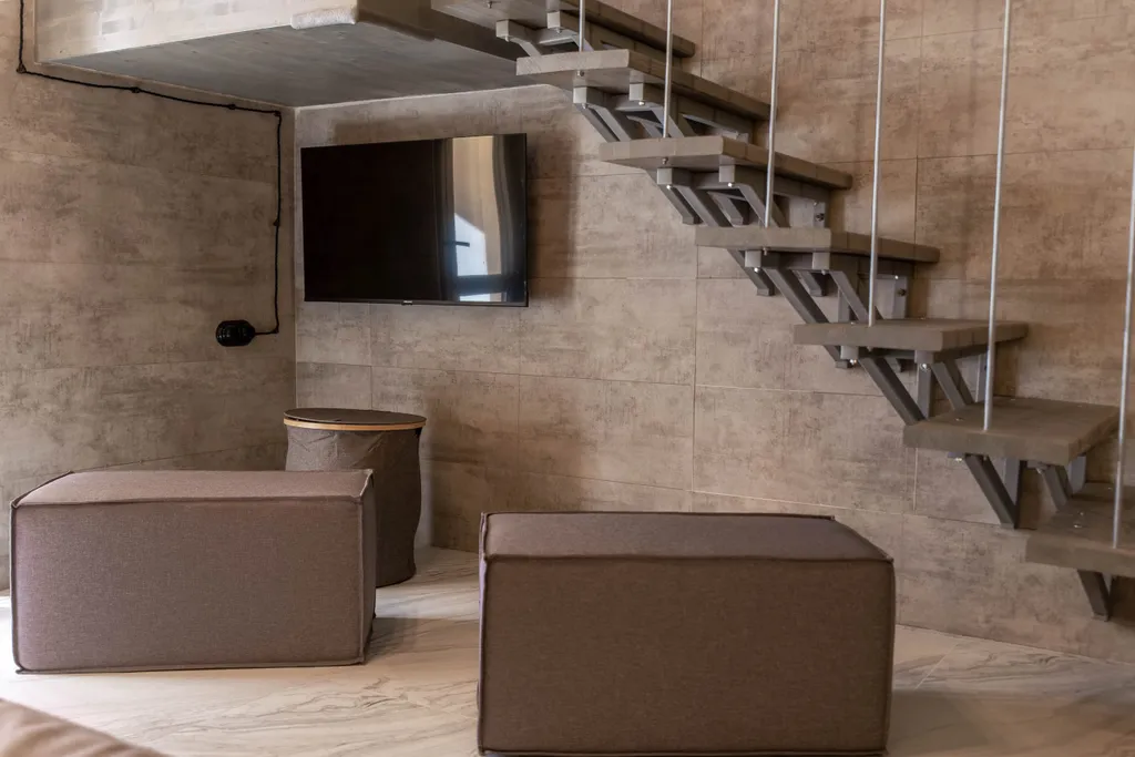 Квартира с хамамом и зоной для барбекю