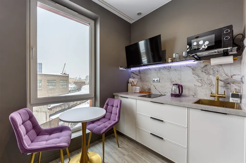 Квартира Квартира Уютная дизайнерская студия — Москва