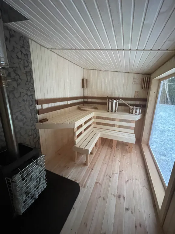 Коттедж A Frame Палисандр с панорамным видом в лес, чаном и мангальной зоной — Черленково